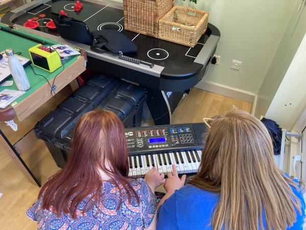IMPs trainees have a music jam with YIK's Saturday Club members