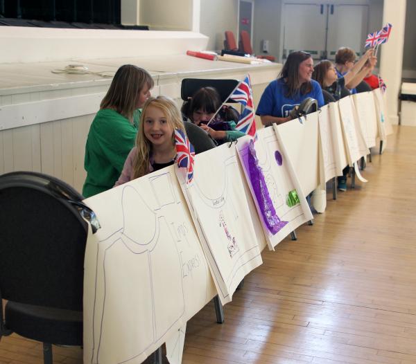 Junior IMPs get their carriages together to form a train