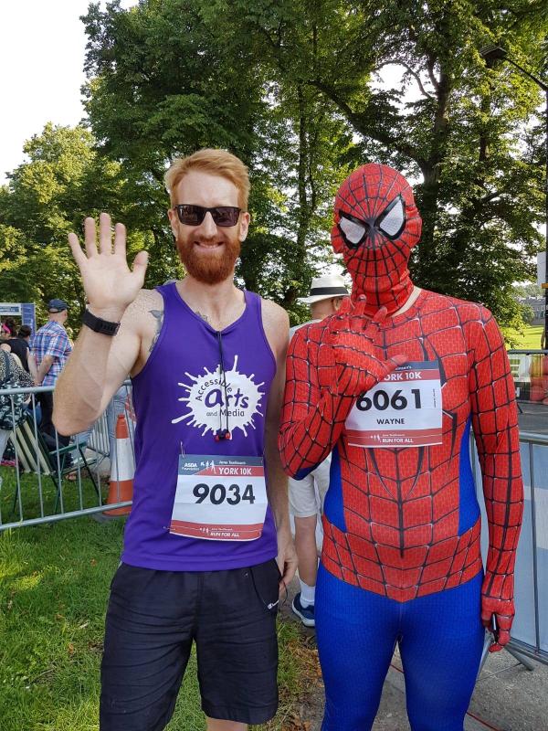 Photo of two of our York 10K runners