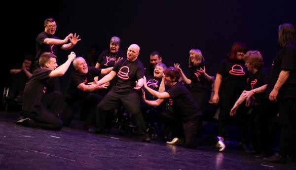 Choir perform on stage as part of Cabaret of Dreams 